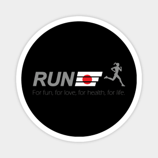 Run for life Japan Magnet